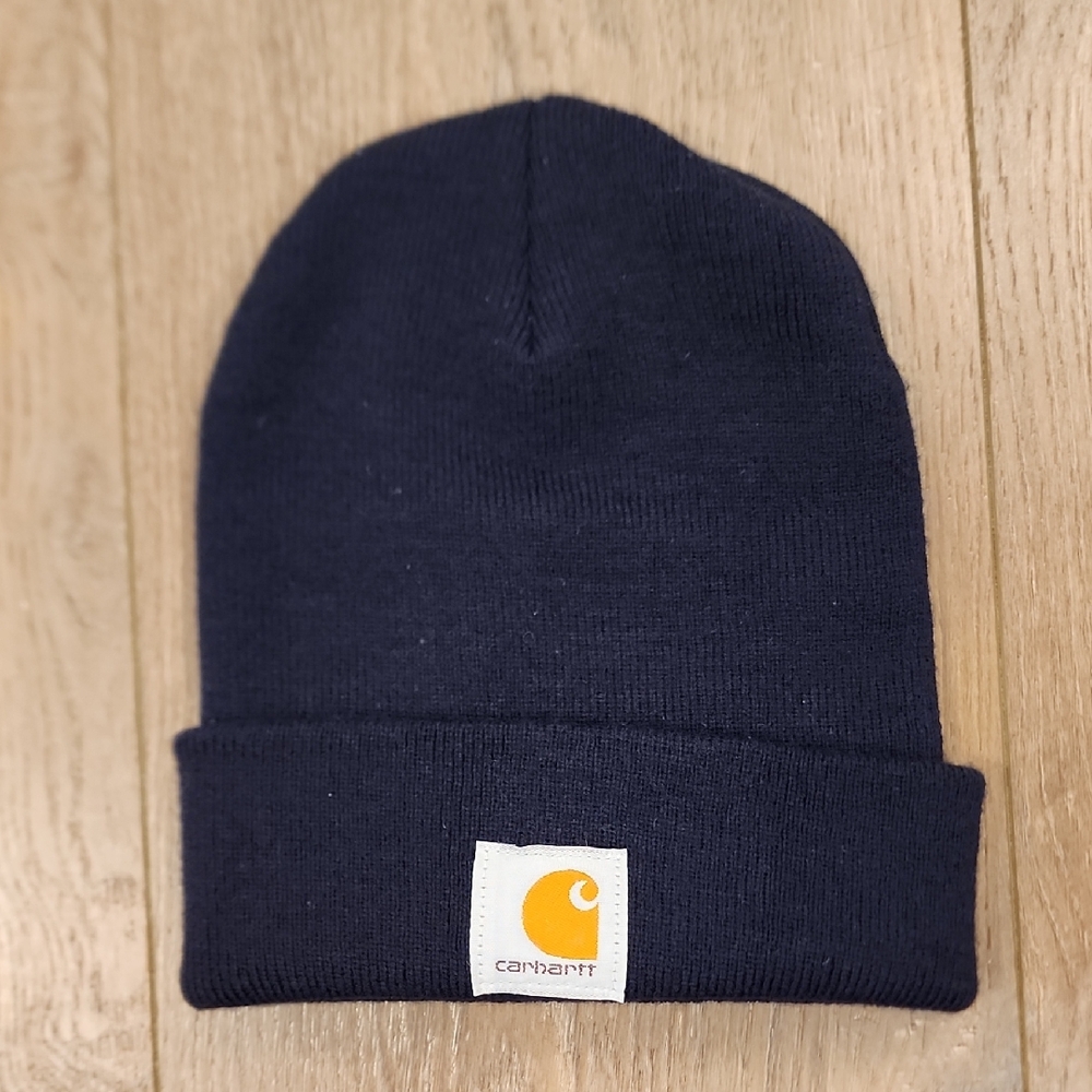Carhartt Knit Cuffed Beanie Hat Classic Navy Gorpcore